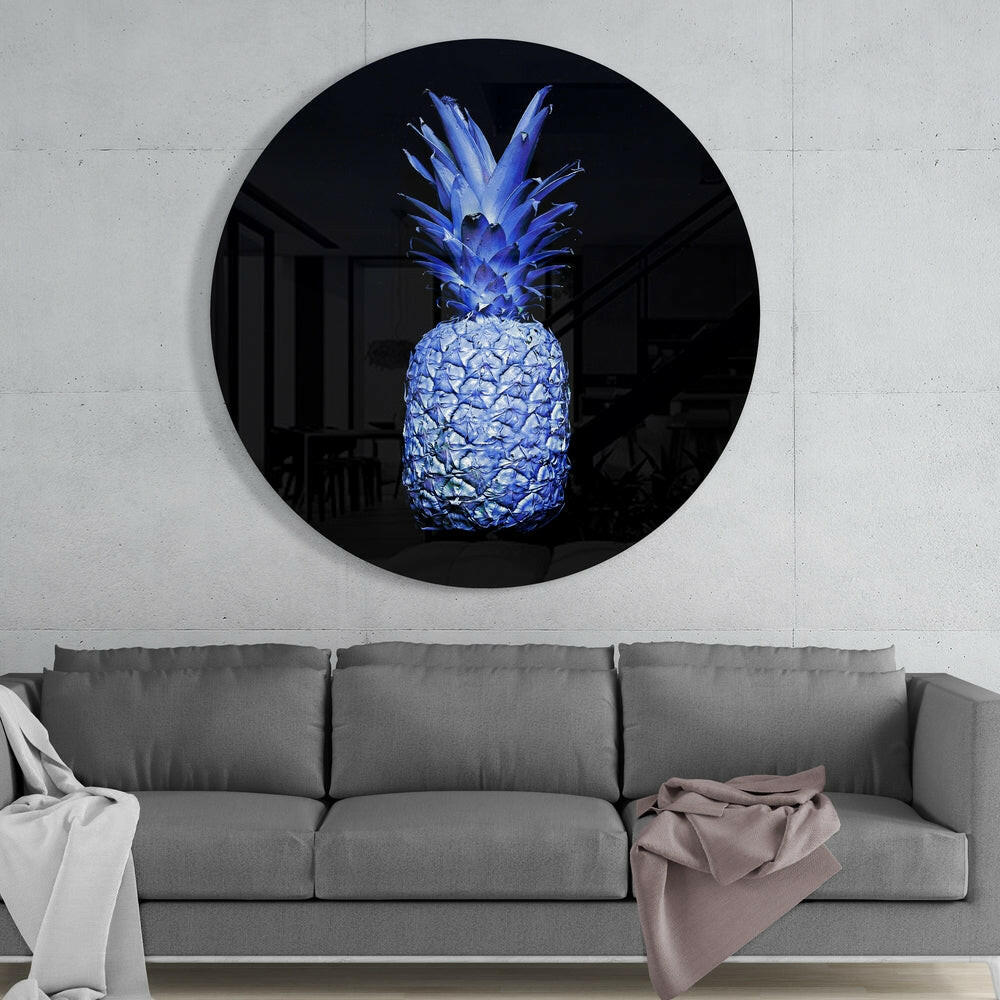 Pineapple Glass Wall Art.