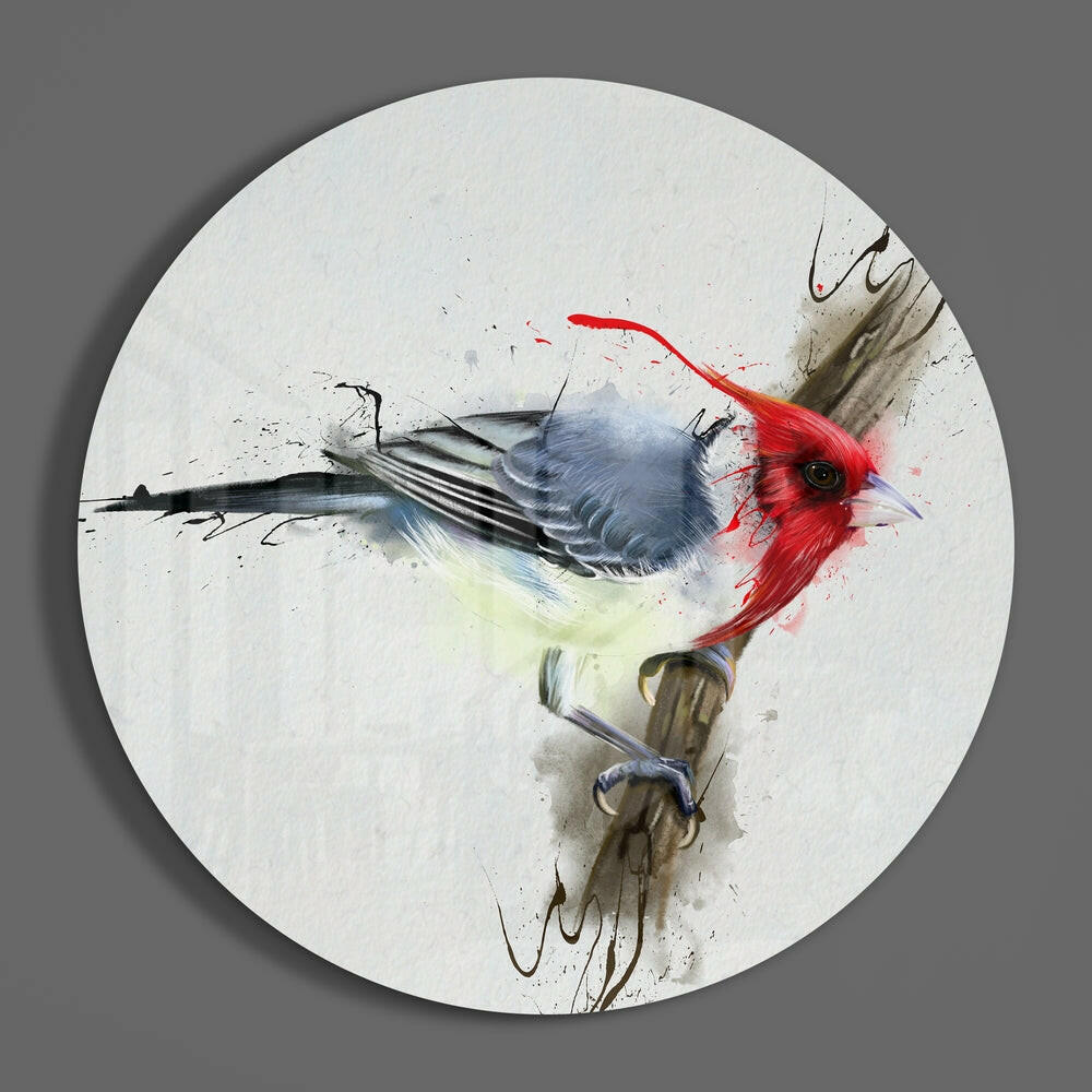Bird Glass Wall Art.