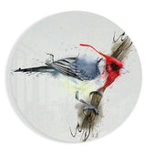 Bird Glass Wall Art.