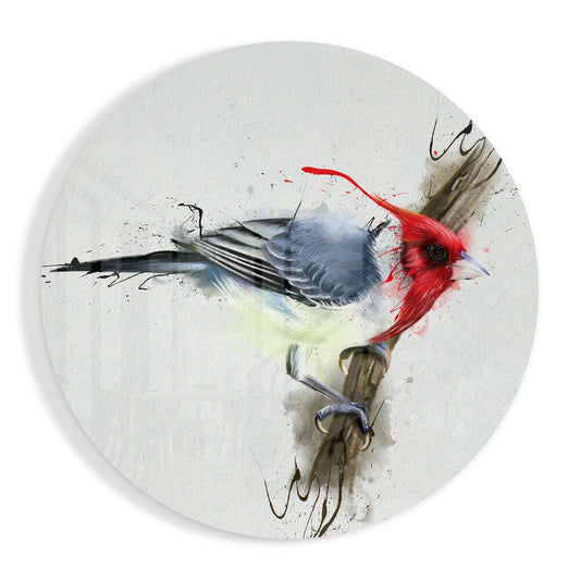 Bird Glass Wall Art.