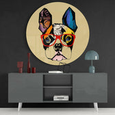 Dog Glass Wall Art.
