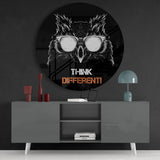 Owl Glass Wall Art