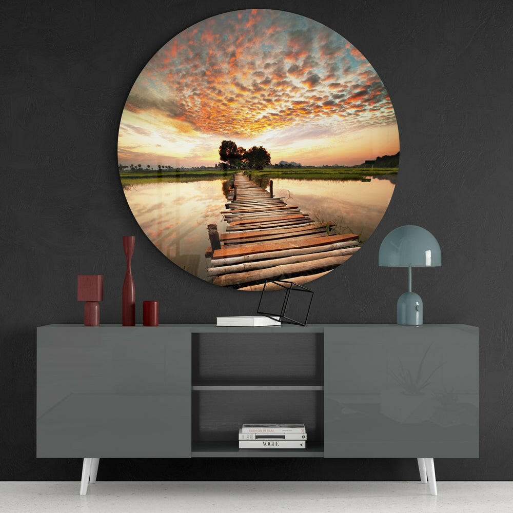 Dock Glass Wall Art.