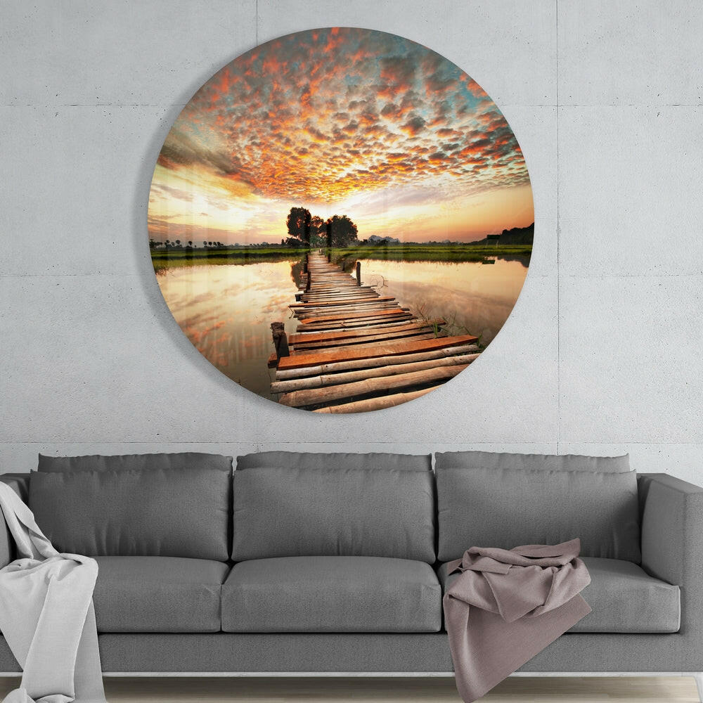 Dock Glass Wall Art.