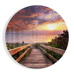 Sunset Glass Wall Art.