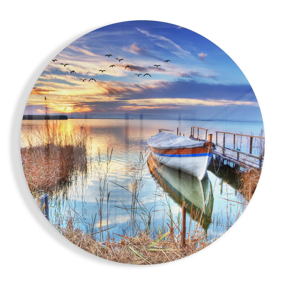 Kayak Glass Wall Art.
