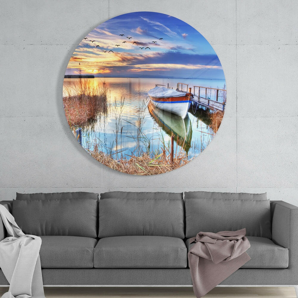 Kayak Glass Wall Art.