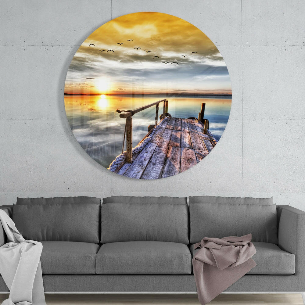 Dock Glass Wall Art.