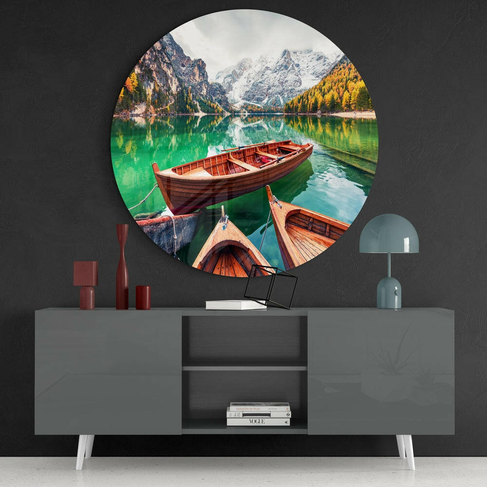 Kayak Glass Wall Art.
