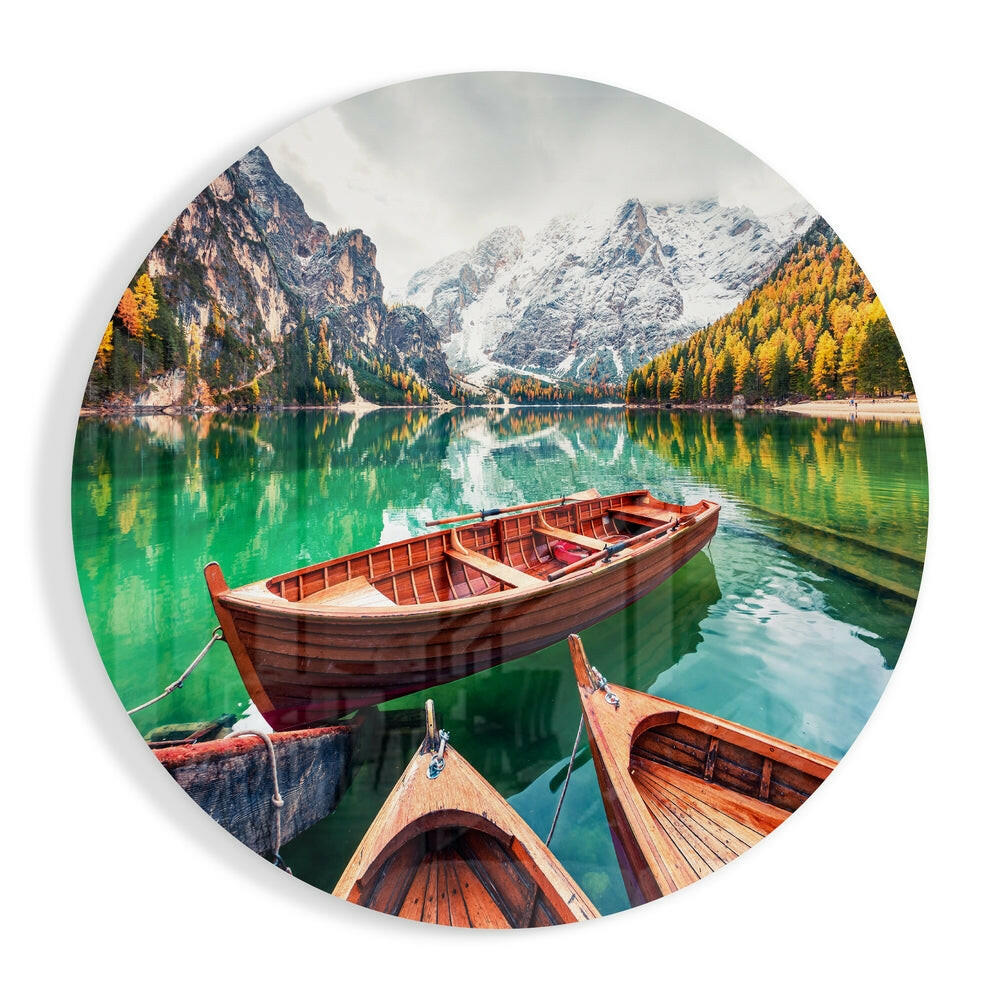 Kayak Glass Wall Art.