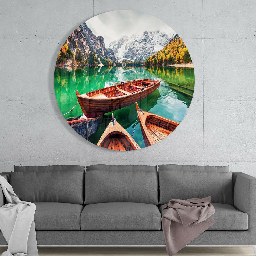 Kayak Glass Wall Art.