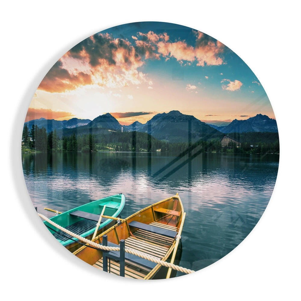 Kayak Glass Wall Art.
