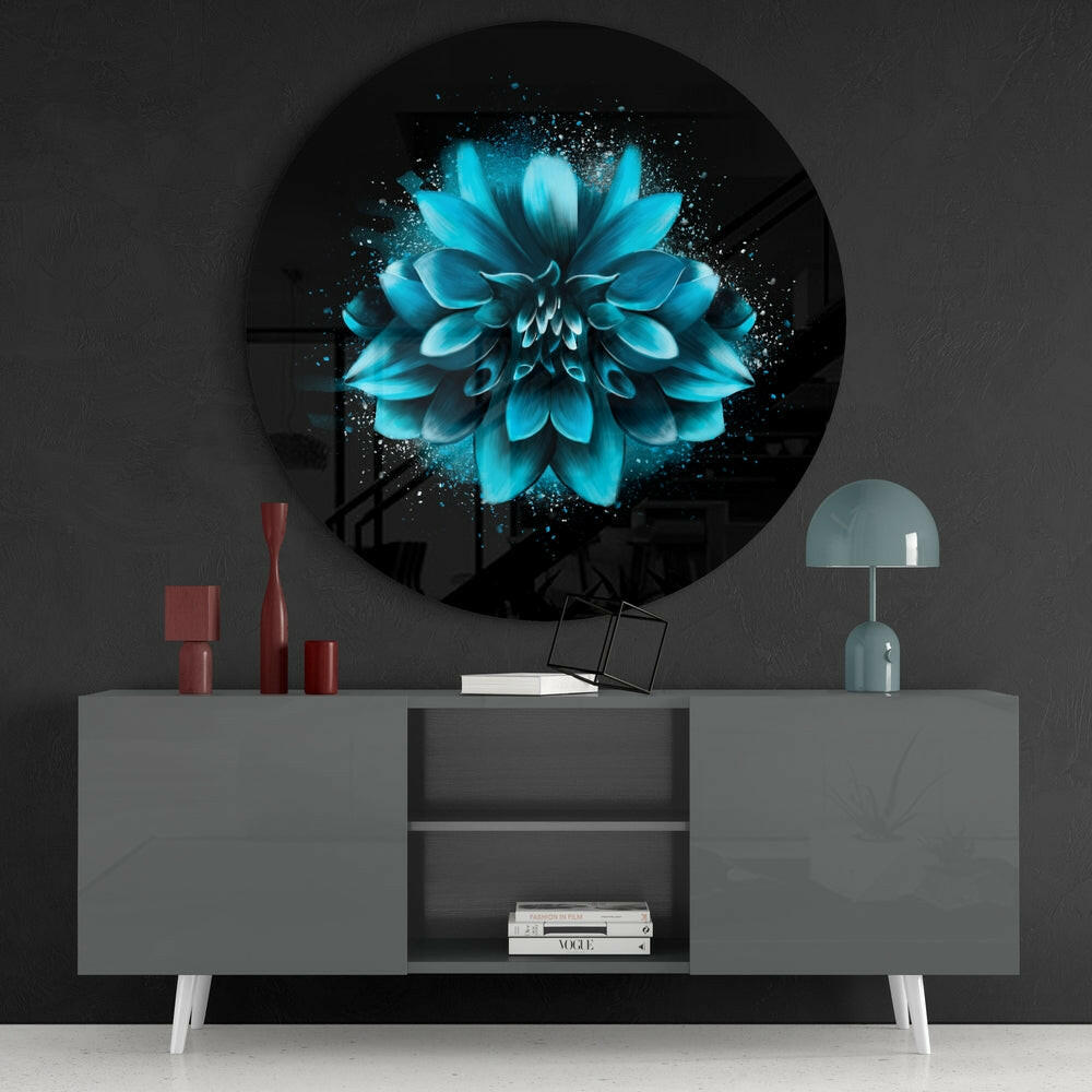 Flower Glass Wall Art.