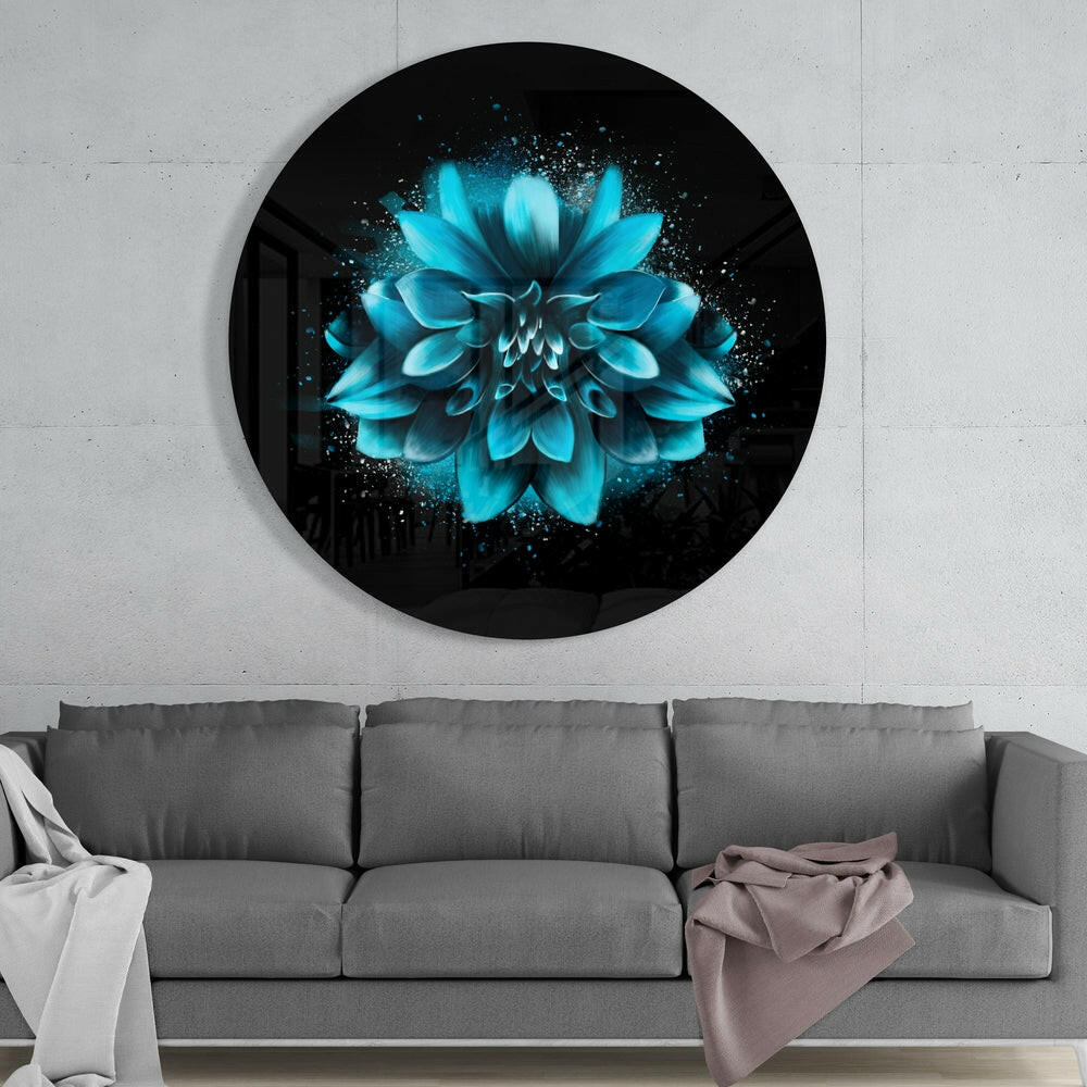 Flower Glass Wall Art.