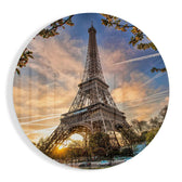 Eiffel Tower Glass Wall Art.
