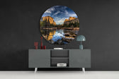 Mountains Glass Wall Art.