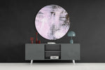 Abstract Glass Wall Art.