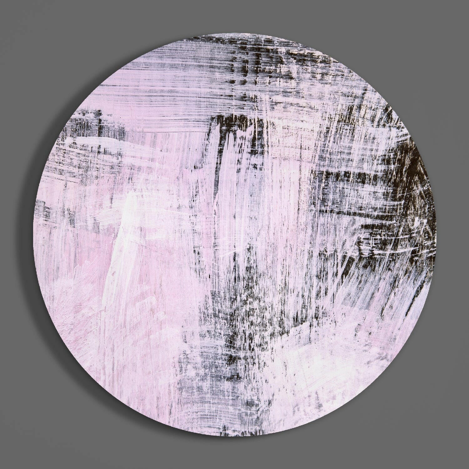 Abstract Glass Wall Art.