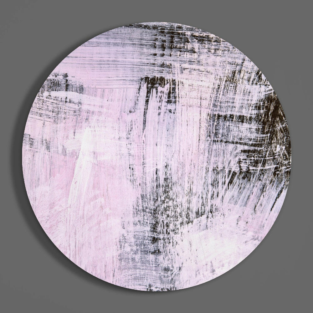 Abstract Glass Wall Art.