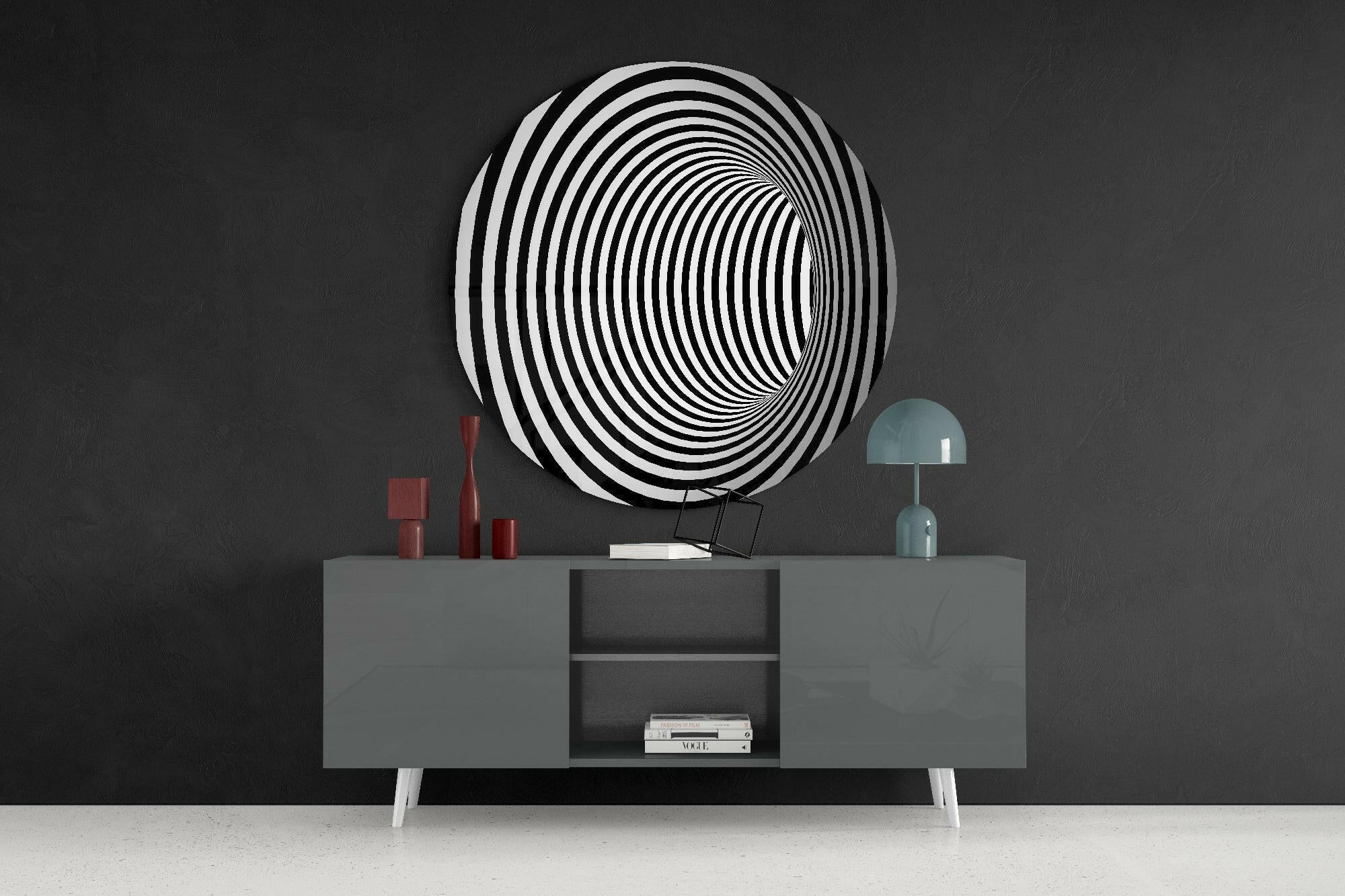 Hypnotic Glass Wall Art.