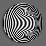 Hypnotic Glass Wall Art.