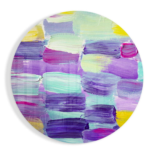Abstract Glass Wall Art.