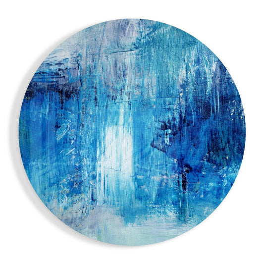 Abstract Glass Wall Art.