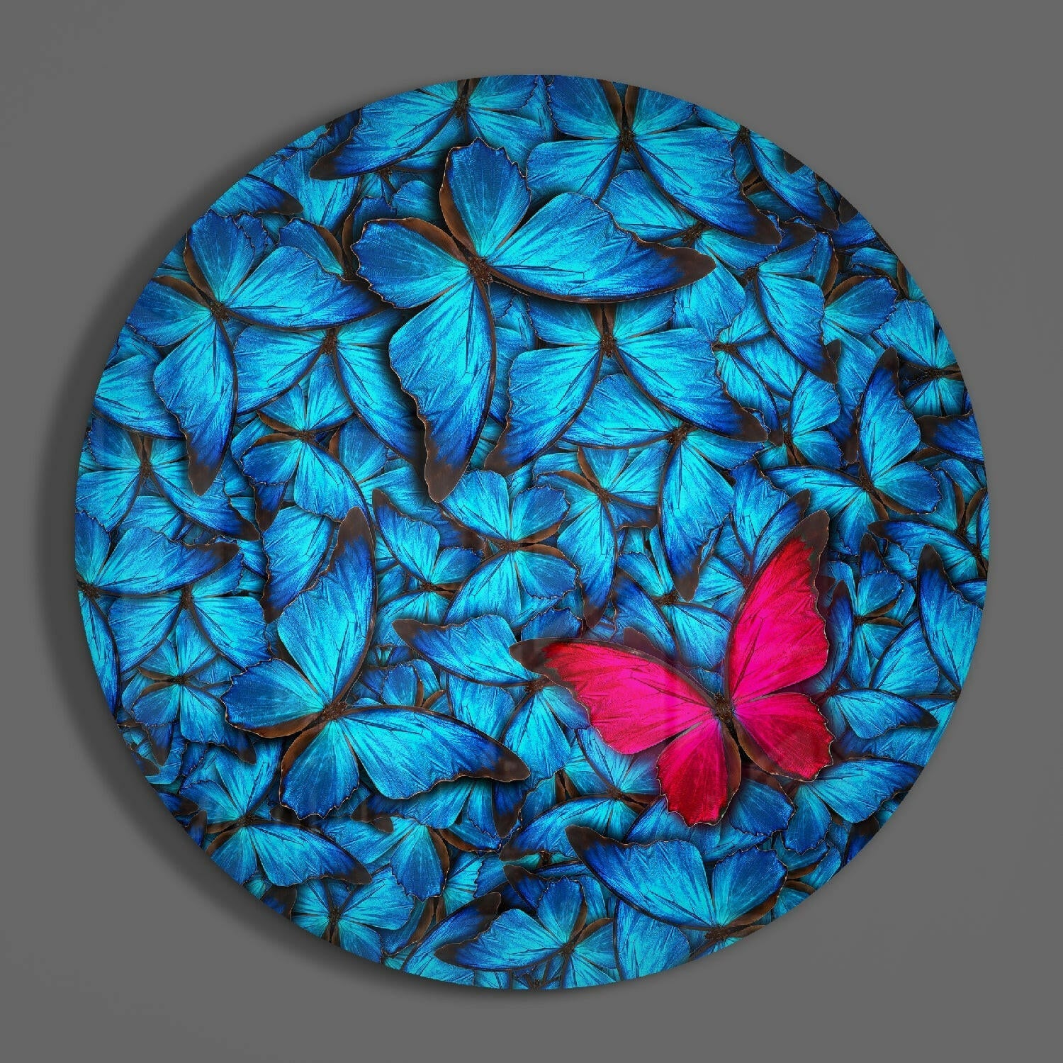 Butterfly's Dream Glass Wall Art.
