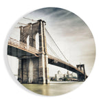 Brooklyn Bridge Glass Wall Art.
