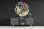 Abstract Complex Glass Wall Art.