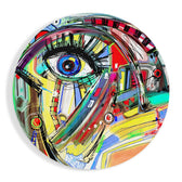 Abstract Complex Glass Wall Art.