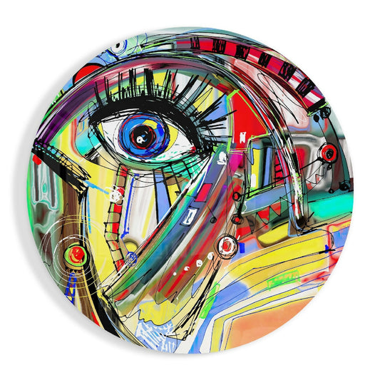 Abstract Complex Glass Wall Art.