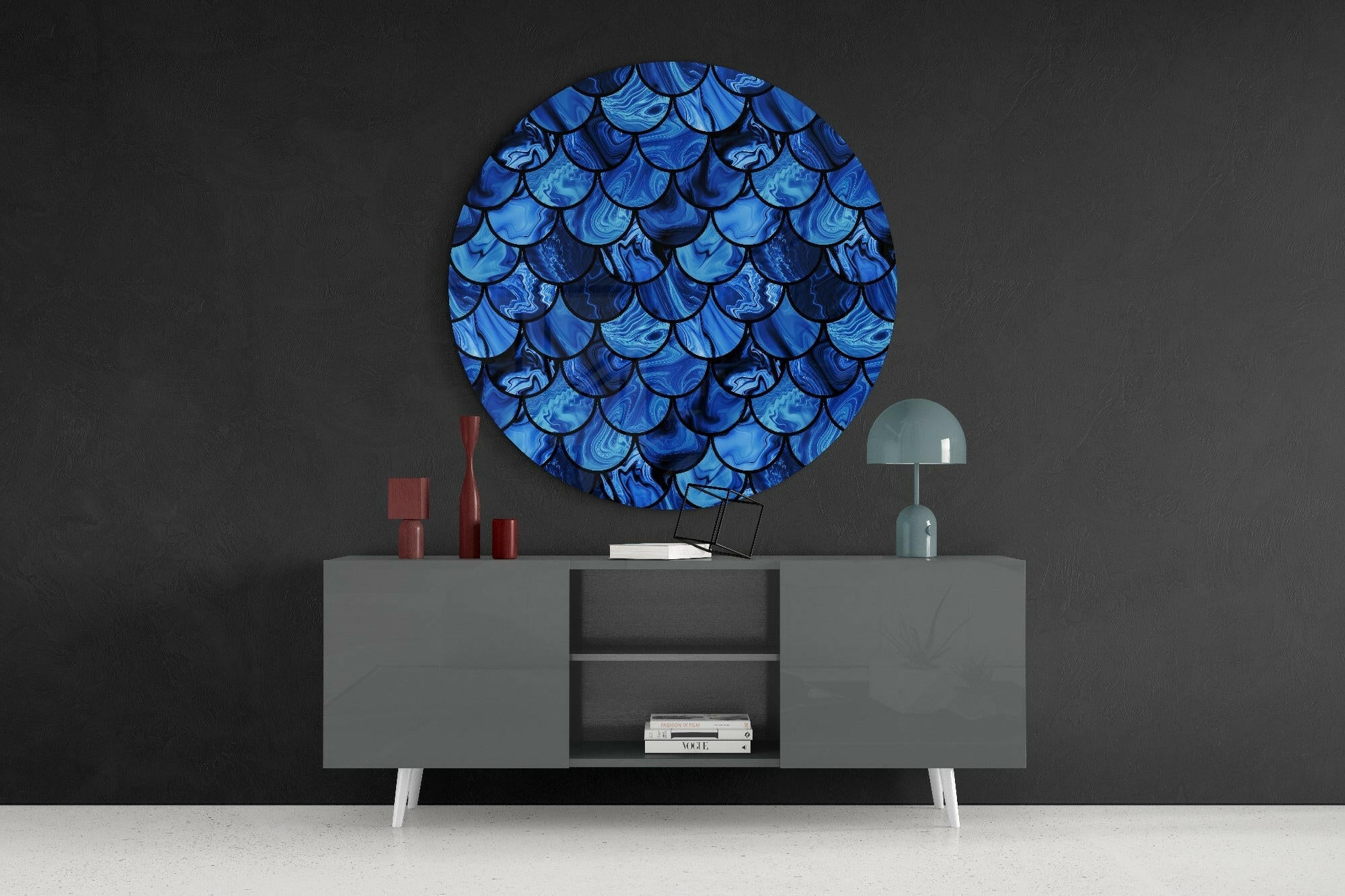 Stamp Glass Wall Art.