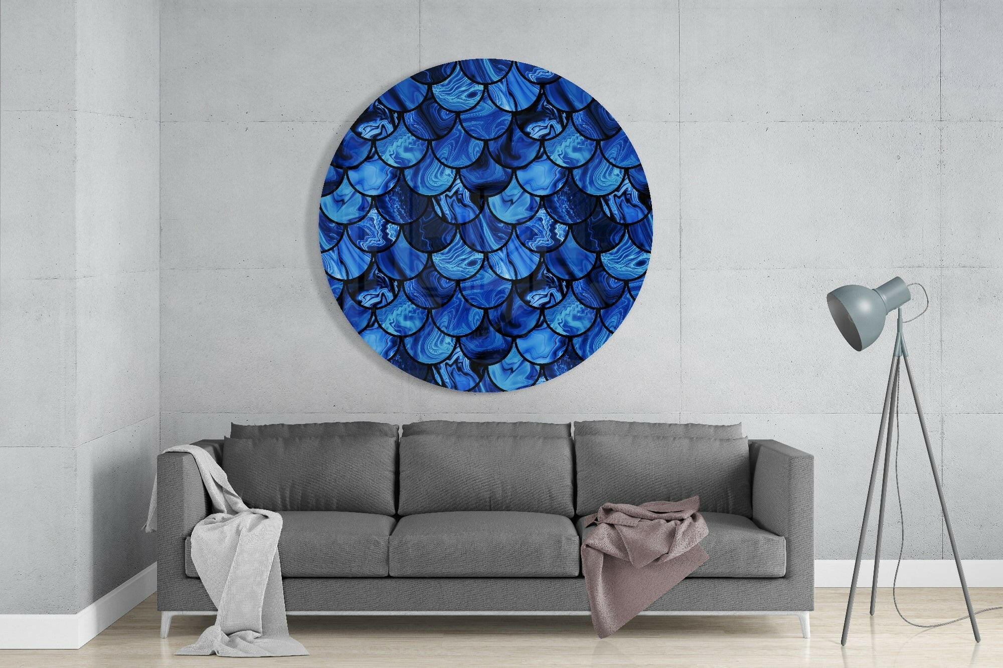 Stamp Glass Wall Art.