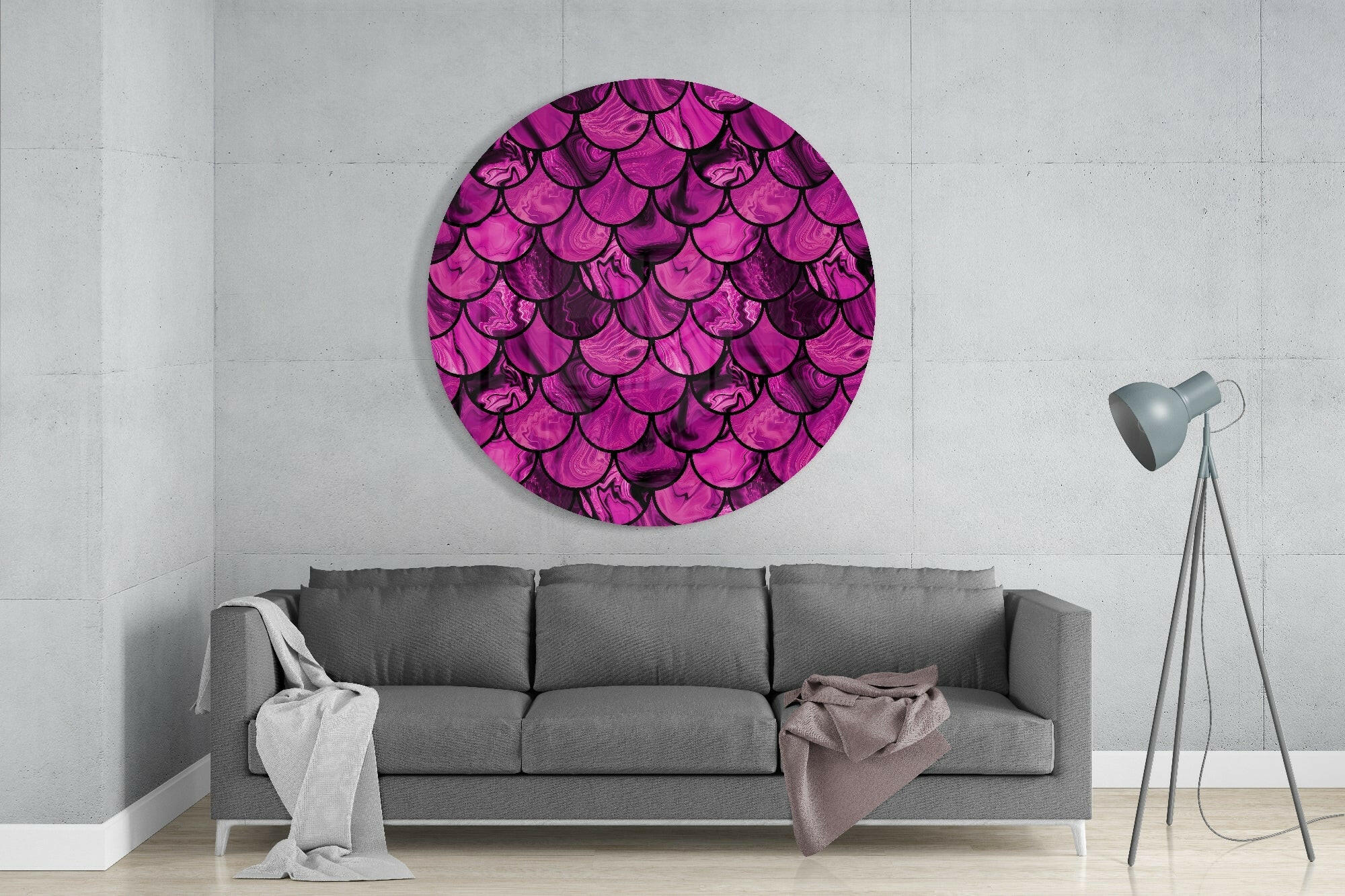 Stamp Glass Wall Art.