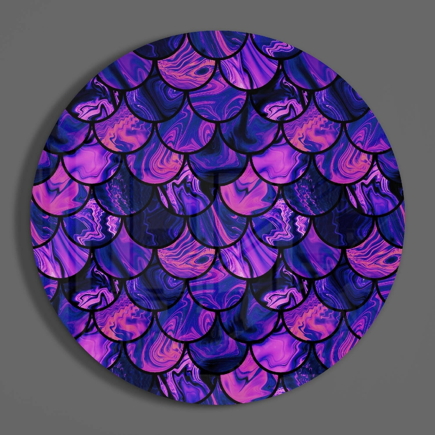 Stamp Glass Wall Art.