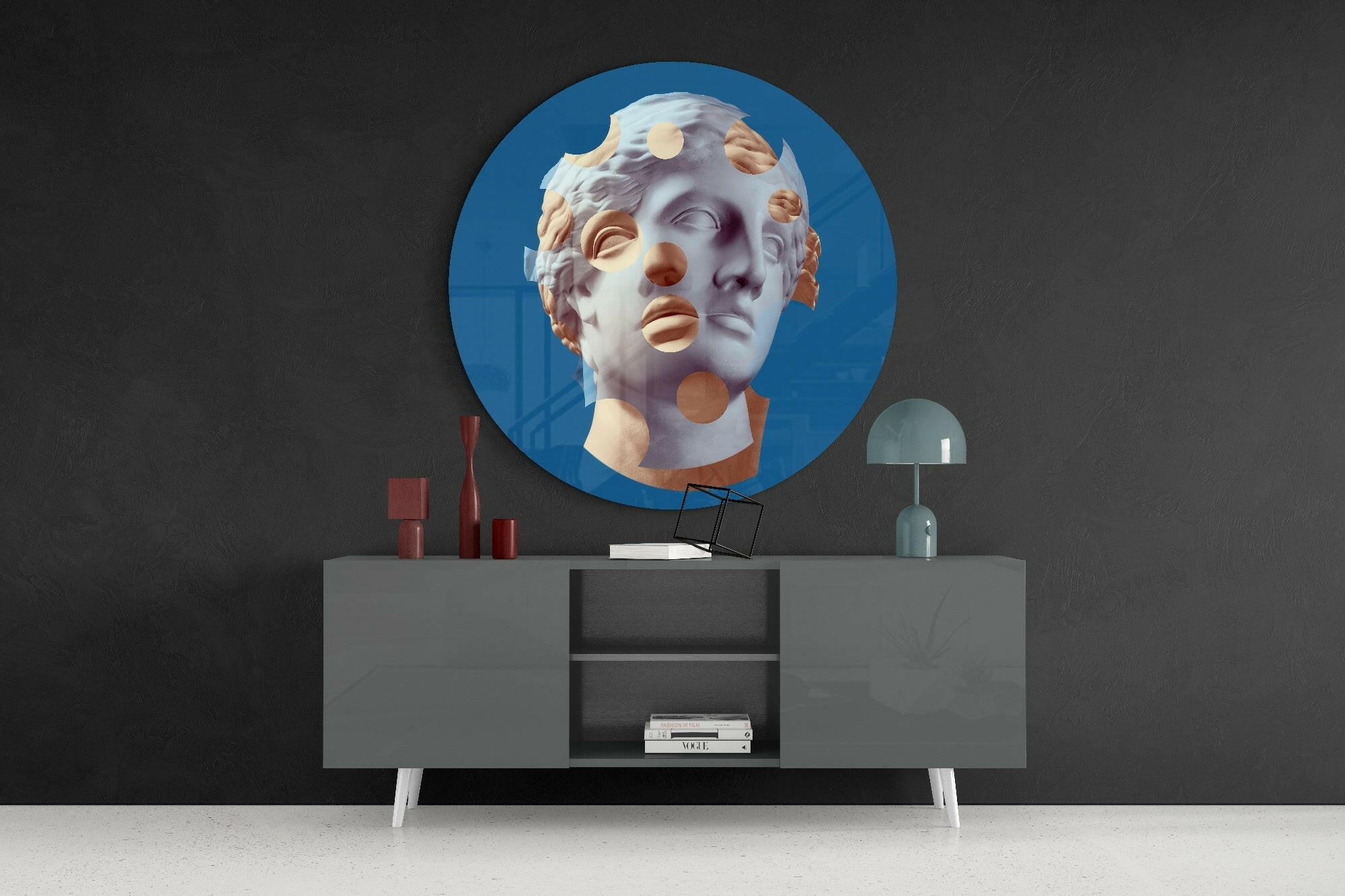 Split Glass Wall Art.