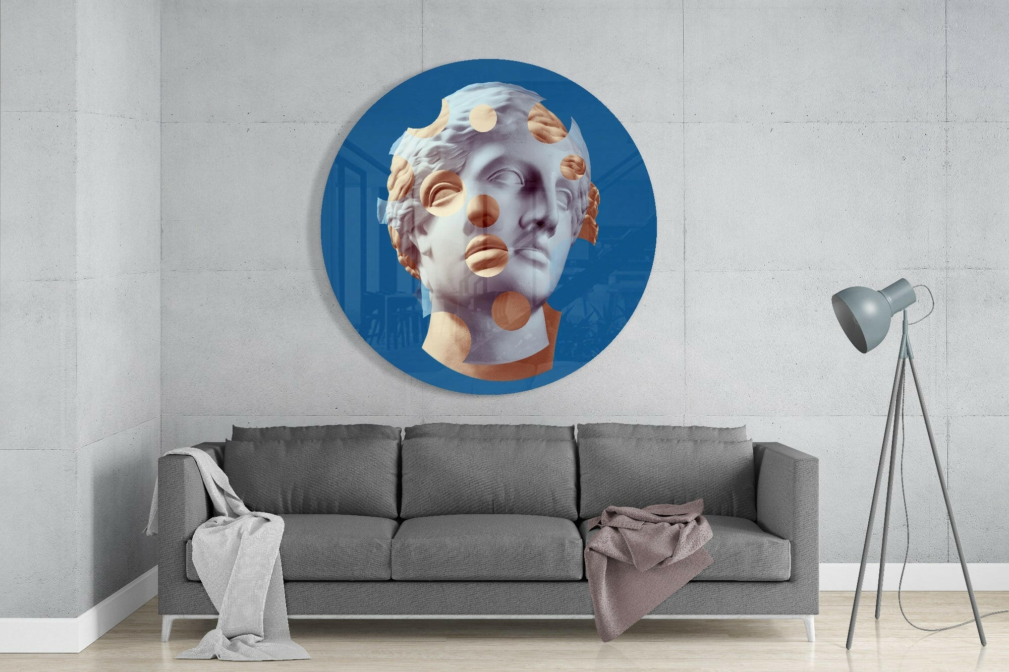 Split Glass Wall Art.