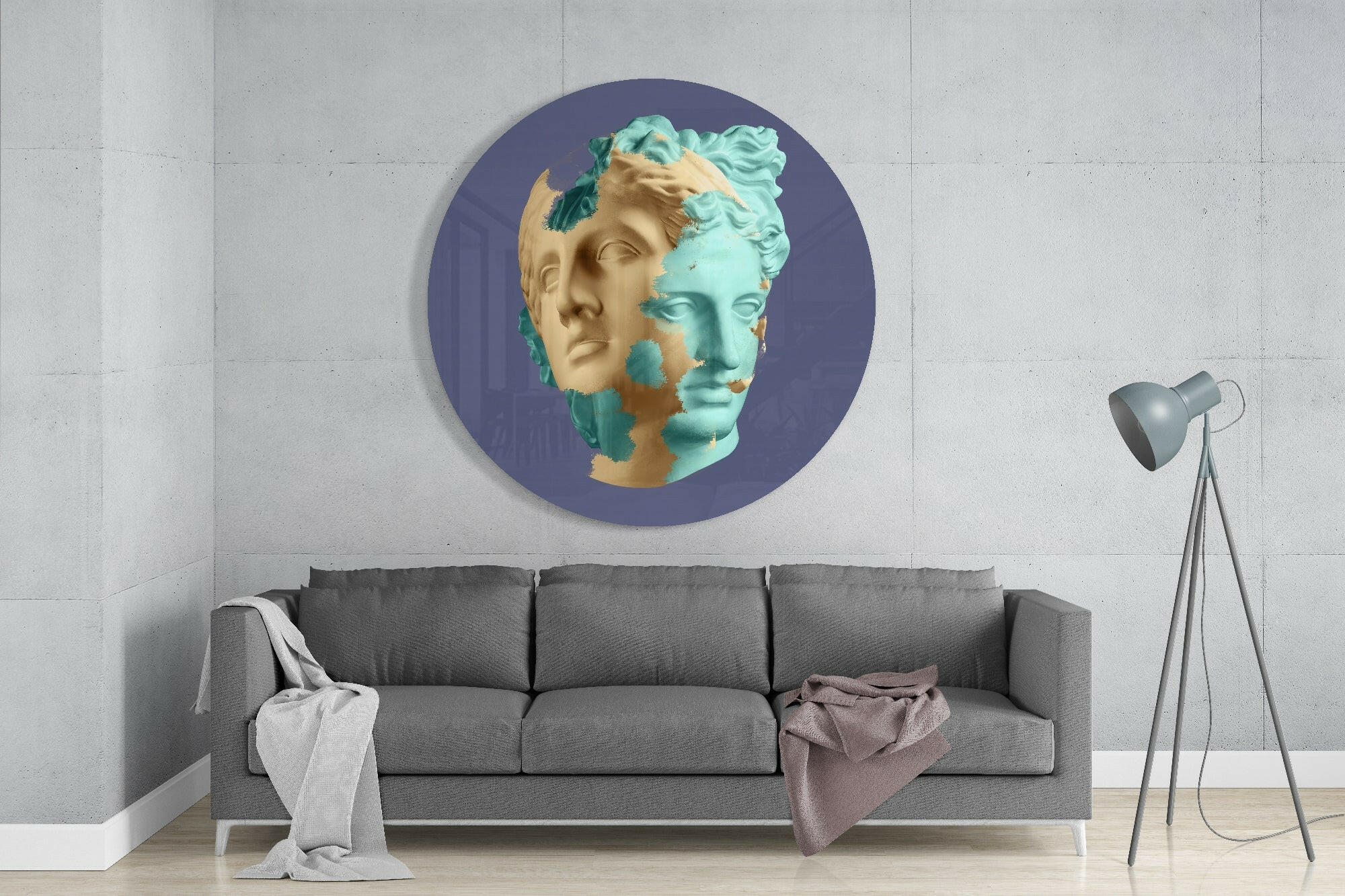 Split Glass Wall Art.