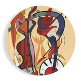 Spirit of Lines Glass Wall Art.