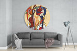 Spirit of Lines Glass Wall Art.