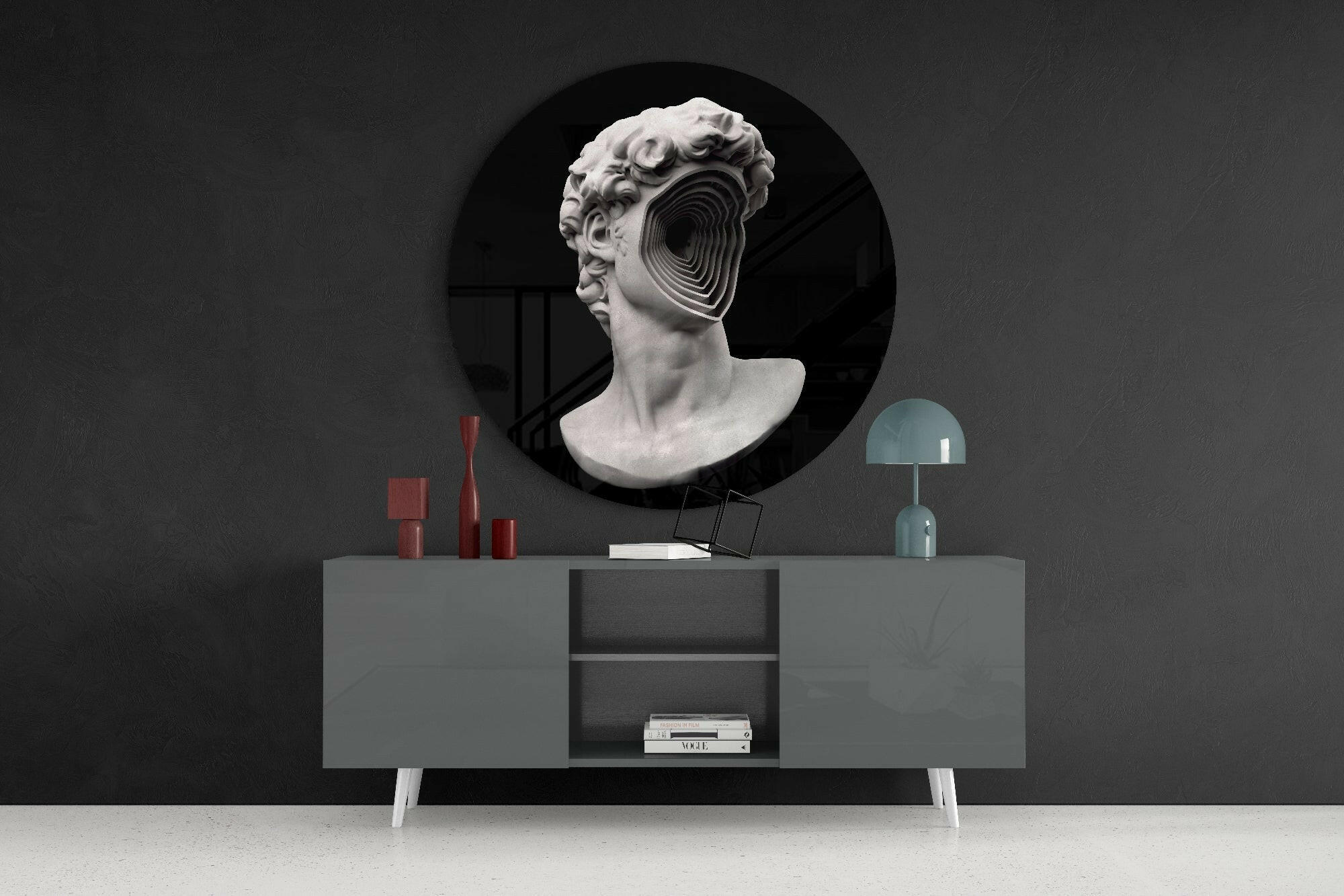 Space Glass Wall Art.