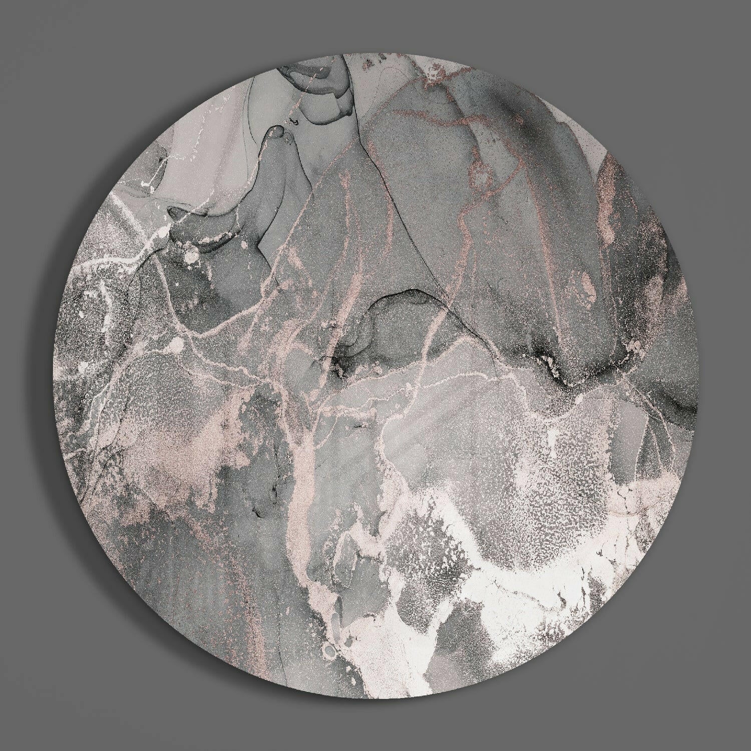 Abstract Flow Glass Wall Art.