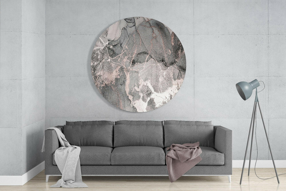 Abstract Flow Glass Wall Art.