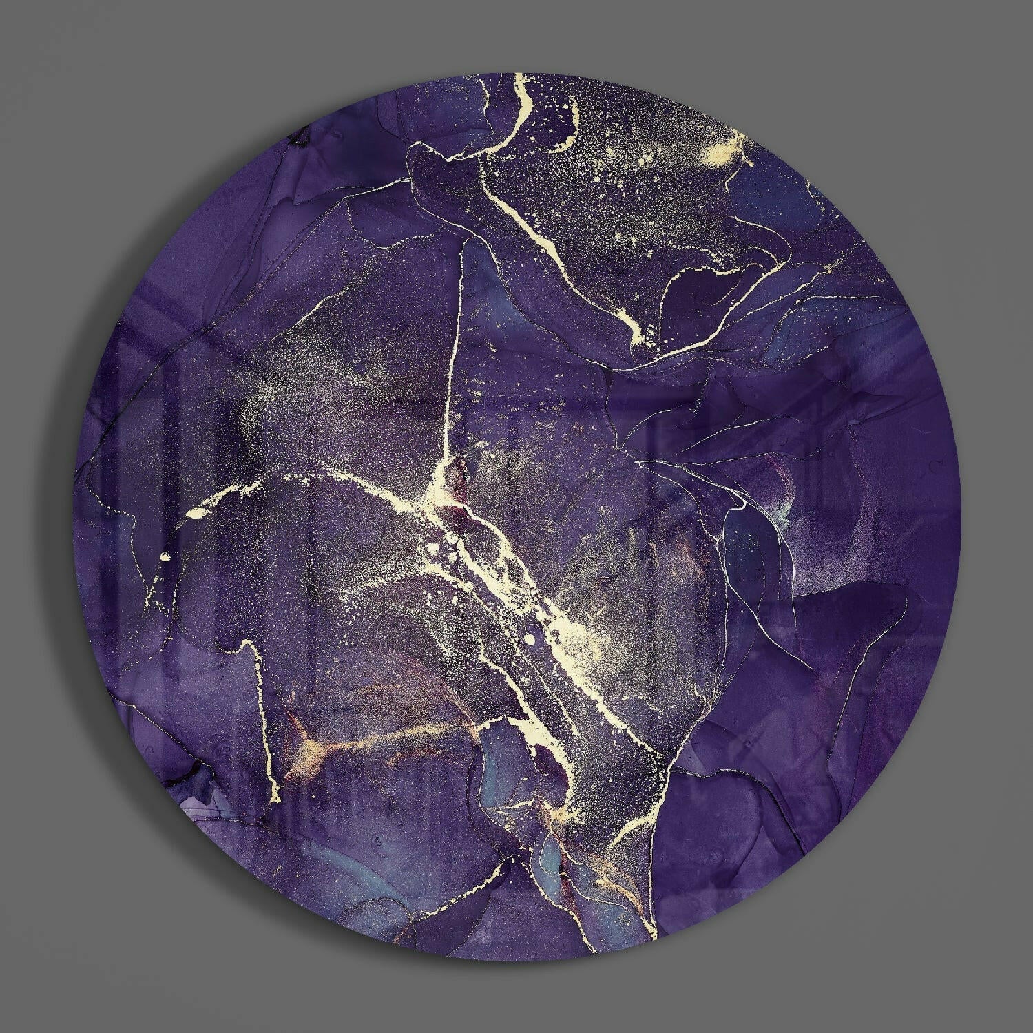 Abstract Flow Glass Wall Art.