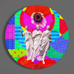 Statues Glass Wall Art.