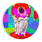 Statues Glass Wall Art.