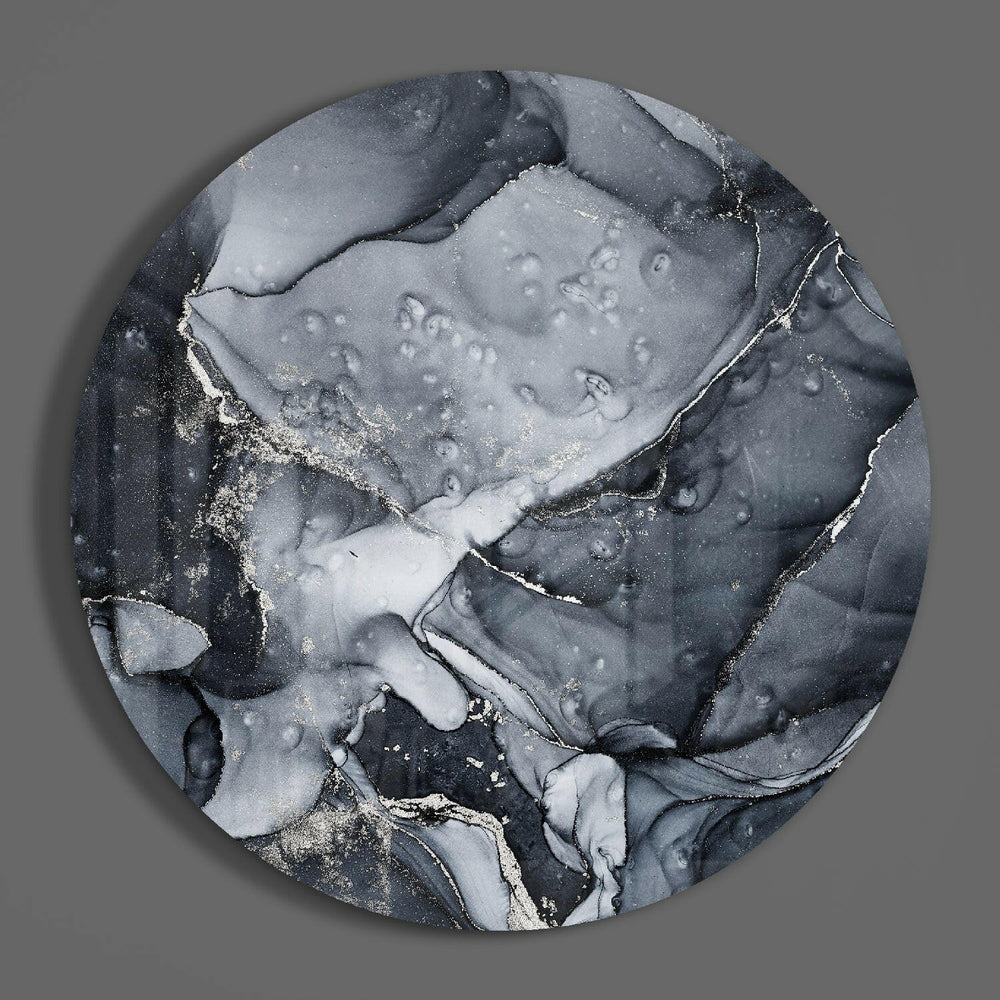 Abstract Flow Glass Wall Art.