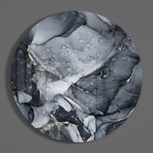 Abstract Flow Glass Wall Art.