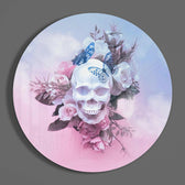 Skull Glass Wall Art.